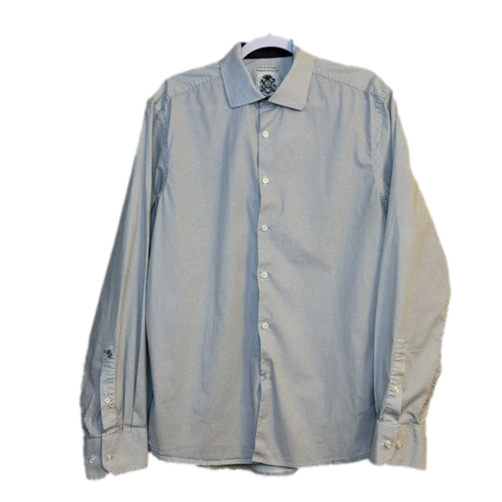 English Laundry Polka Dot Dress Shirt/XLarge-17.5